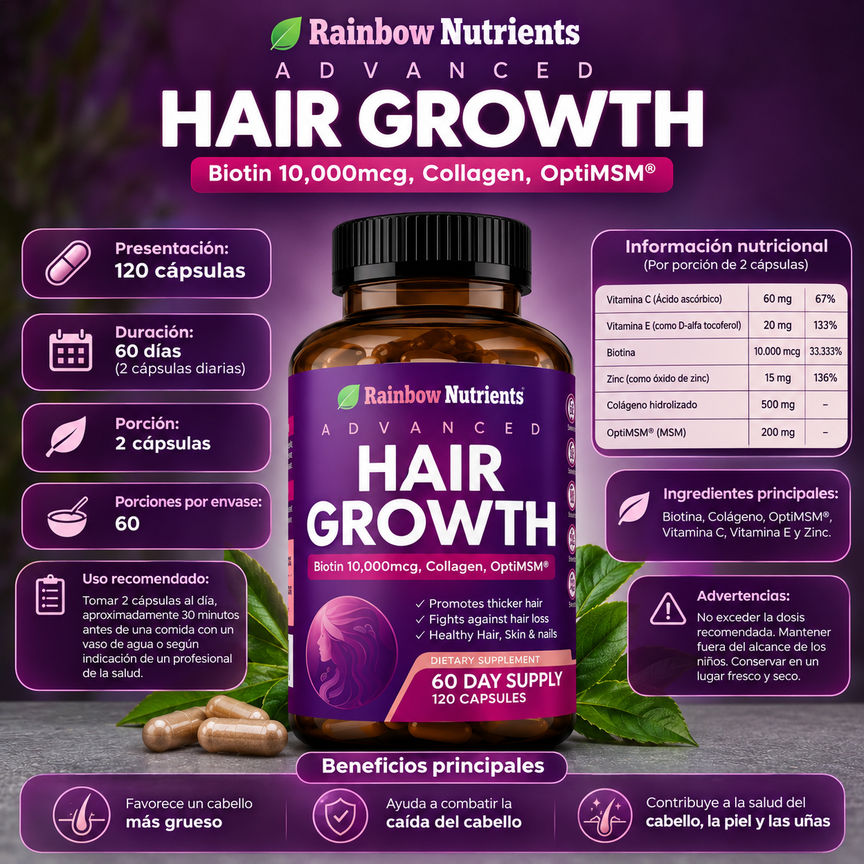 HAIR GROWTH - TRATAMIENTO CAPILAR